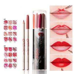 Lip Liner Set 12 Colors Long Lasting Lip Makeup
