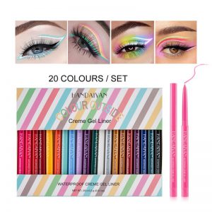 Eyeliner Set For 20 Colours Highly Pigmented Long Lasting