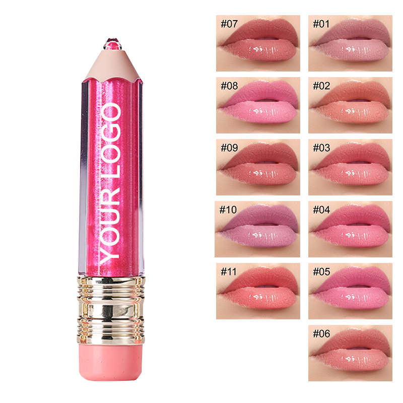 Lip Gloss 11 Colors Set Shiny Glitter Shimmer