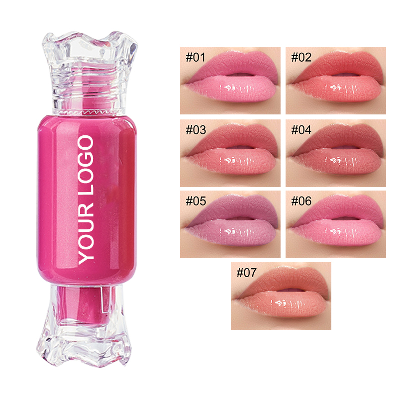 Lip Gloss 7 Colors Sugar Shape Set Shimmer