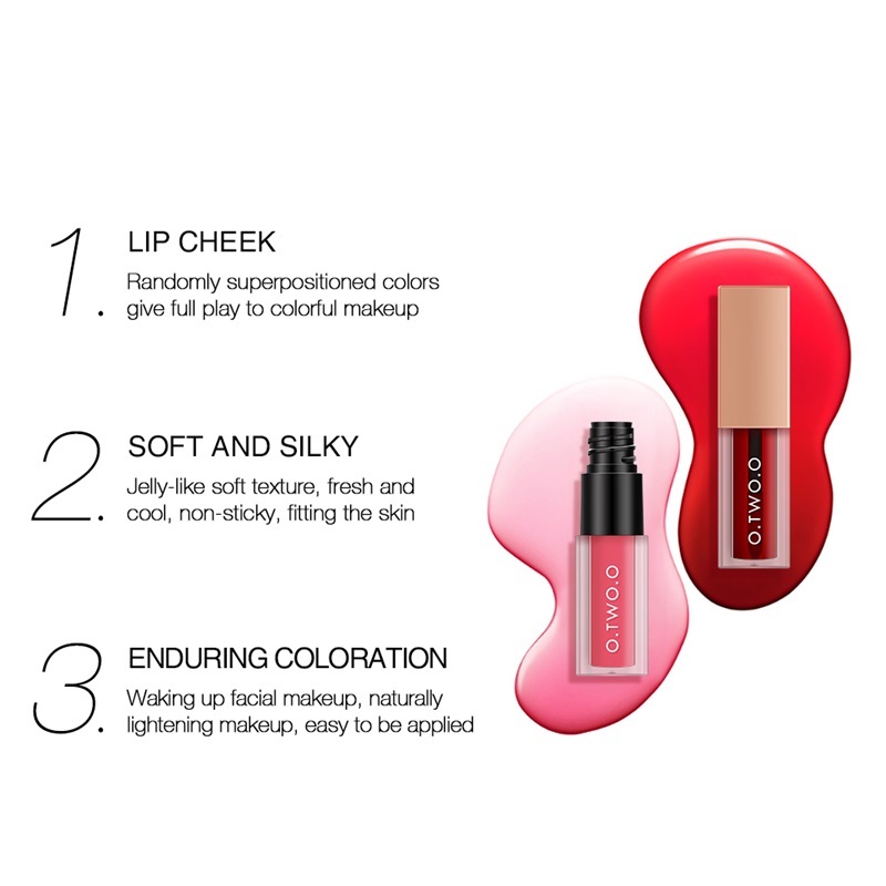 Lip Gloss Jelly-like Soft Silky Enduring Coloration Non-sticky
